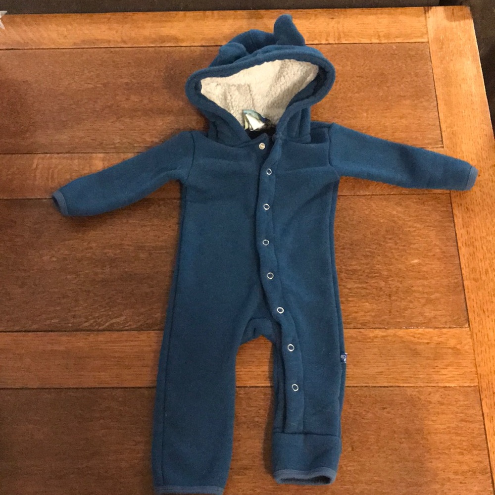 Kickee Pants fleece coveralls